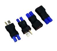 Lot de 2 paires de connecteurs T-Plug vers EC2 mâle femelle RC pour connecteurs de batterie RC Lipo