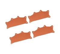 Lot de 2 paires de coussinets anti-friction pour casque - Couleurs optionnelles