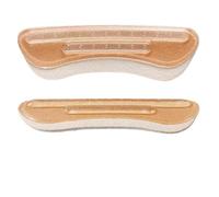 Lot de 2 paires de coussinets antidérapants en silicone pour talons hauts, autocollants anti-usure, ajusteur de taille de chaussure Magic, 2 paires avec design de verrouillage concave-convexe (couleur