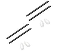 Lot de 2 paires de coussinets de nez de rechange en caoutchouc pour lunettes de soleil Oakley Tinfoil OO4083 - Noir
