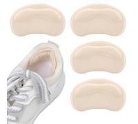 Lot de 2 Paires de Coussinets de Talon Coussinets Autocollants pour Bottes Chaussures LâChes Protections De Talon RéUtilisables pour Homme et Femme AméLiore L'Ajustement des Chaussures (Nude)