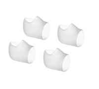 Lot de 2 paires de coussinets de talon en silicone (4 pièces) pour fasciite plantaire, protège-talon confortable pour soulager instantanément la douleur et la pression