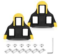 Lot de 2 paires de crampons de vélo compatibles avec les crampons SPD SL Cleats pour Shimano - Pour chaussures système SM SH-10 SH11 SH12 - Pour l'intérieur et l'extérieur