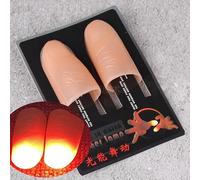 Lot de 2 paires de faux pouces avec lumière LED - Accessoires de magie D'lite - Accessoires de magie pour Halloween, fête d'Halloween, illusions de scène, gadgets d'éclairage (2 paires de lumière