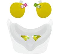 Lot de 2 paires de films d'objectif VR pour Meta Quest 3 - Résistant aux rayures - Accessoires de rechange pour écran avant et arrière VR