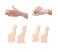 Lot de 2 paires de gants de maintien en silicone for poignet et main, for soulager la douleur, notamment l'arthrite, les rhumatismes, le syndrome du canal carpien et la ténosynovite