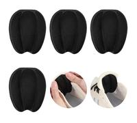 Lot de 2 paires de grands coussinets de langue en feutre doux et auto-adhésifs - Réducteur de taille - Coussin de langue antidérapant pour chaussures lâches - Coussin de langue en feutre pour homme et