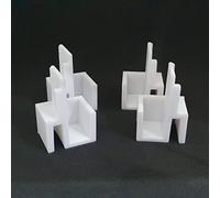 Lot de 2 Paires de Guides Hauts pour Placard Form Optimum à Portes Coulissantes (2)