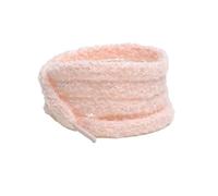 Lot de 2 paires de lacets en peluche de 8 mm, lacets épais, lacets de rechange, larges élastiques et moelleux, lacets moelleux pour chaussures de sport, chaussures en toile, baskets, rose orange, 120