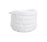 Lot de 2 paires de lacets en peluche pour baskets, chaussures de course, chaussures de sport - Largeur : 1 cm - Lacets souples universels et doux - Lacets de rechange pour chaussures de course,