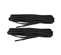Lot de 2 paires de lacets pour bottes de travail et randonnée Noir 140 cm, Noir , 140