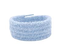 Lot de 2 paires de lacets ronds en peluche - 60 cm - Largeur : 7 mm - Lacets de rechange universels - Pour chaussures de sport, de loisirs, chaussures de course - Bleu, bleu, 80 cm