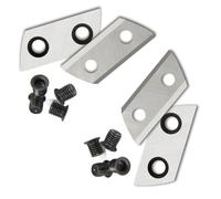 Lot de 2 paires de lames de rechange pour broyeur de couteaux électrique Einhell GC-KS 2540 et GC-KS 2540 CB, lame de rechange compatible avec déchiqueteuse à couteaux