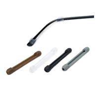 Lot de 2 paires de lunettes fixes en silicone pour blesser les oreilles, les gouttes de marée, les éraflures, le silicone