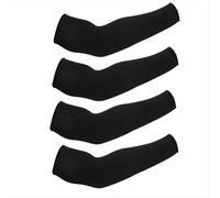 Lot de 2 paires de manchons pour les bras présentant des ecchymoses et des peaux fines, noirs