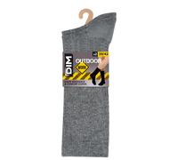 Lot de 2 Paires de Mi-Chaussettes DIM Outdoor Gris 39/42