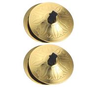 Lot de 2 paires de petites cymbales de danse du ventre en cuivre Instruments de percussion pour main du ventre