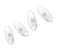 Lot de 2 paires de plaquettes de rechange pour lunettes de soleil Oakley Square Whisker - Taille L et S