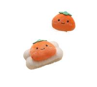 Lot de 2 paires de sangles de lavage du visage de dessin animé - Bandes absorbantes flexibles et réutilisables - Confortables pour le lavage du visage (tomato)