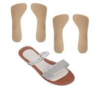 Lot de 2 paires de semelles antidérapantes pour femme - 18,5 cm - Coussin autocollant pour talons hauts et semelles souples pour sandales, absorption des chocs et contrôle de la transpiration