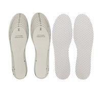 Lot de 2 paires de semelles intérieures en latex pour femme, fines et respirantes et absorbantes pour la marche, semelles intérieures coupables