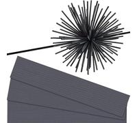 Lot de 2 paires de stabilisateurs de fouet pour cordes d'arc optimisent la précision avec absorption des chocs pour nœuds classiques et traditionnels