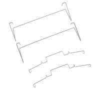 Lot de 2 paires de supports de refroidisseurs de processeur en métal pour intérieur et extérieur, clips de rétention très résistants, verrous intérieurs et extérieurs