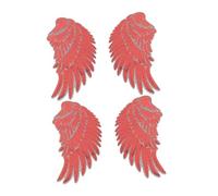 Lot de 2 paires d'écussons décoratifs pour vêtements, vestes, sacs à dos et vacances, application facile et design élégant