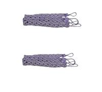 Lot de 2 paires d'embrasses pour rideaux (violet)