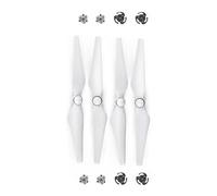 Lot de 2 Paires d'hélices 9450S compatibles avec Le Drone DJI Phantom 4, hélices à dégagement Rapide, pales, Ventilateurs, Kits de Remplacement, Accessoires(White)