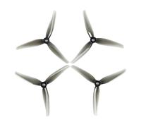 Lot De 2 Paires D'hélices IFlight Nazgul F5/5140 5 Pouces À 3 Pales avec Trou De Montage De 5 Mm, Compatibles avec Les Drones FPV Racing Freestyle(2pairs F5 Gray)