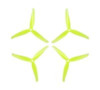 Lot De 2 Paires D'hélices IFlight Nazgul F5/5140 5 Pouces À 3 Pales avec Trou De Montage De 5 Mm, Compatibles avec Les Drones FPV Racing Freestyle(2pairs F5 Yellow)