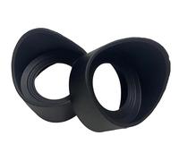 Lot de 2 paires d'œilletons jumelles, protection oculaire 42-46 mm, protection oculaire en caoutchouc, cache oculaire pour microscope