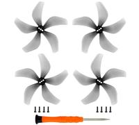 Lot de 2 Paires Hélices Silencieuses 5 Pales pour DJI Avata Léger 4.9g, Aile de Drone Réduction de Bruit, Montage Rapide, Hélices de Drone à Dégagement Rapide Accessoires
