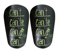 Lot de 2 Paires protège-Tibias Football Extra Petits, équipement Protection, Mini, for Hommes, Femmes, Enfants, garçons et Filles pour Hommes, Femmes(Black 2,8x5cm)