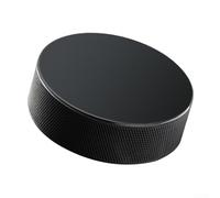 Lot de 2 palets de hockey sur glace en caoutchouc, 7,5 x 7,5 x 2,5 cm, pour entraînement au sol en intérieur, surfaces de tapis et de carrelage, résistance aux basses températures