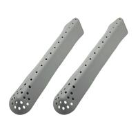 Lot de 2 palettes de tambour for machine à laver 43005989 compatible avec Candy Hoover Otsein 31 x 6 x 4,2 cm, nervures de tambour, lame d'agitateur de tambour, nervure intérieure du tambour