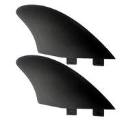 Lot de 2 palmes de planche à pagaie - Aileron de planche à pagaie en PVC - Palmes de surf - Aileron de rechange compact et résistant à l'usure pour planche à pagaie