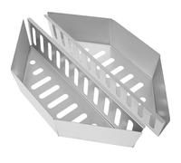 Lot de 2 paniers à charbon de bois, 38,5 x 11 x 7,5 cm en acier robuste, résistant à la chaleur, panier de barbecue à charbon de bois, accessoire de barbecue pour barbecue en plein air