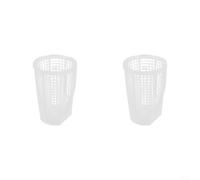 Lot de 2 paniers de pompe à filtre à sable pour Intex 58486 58497 58499 - Panier en ABS robuste pour équipement de piscine - Élimination efficace des impuretés - Sécurité de natation d'été - Unité