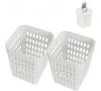 Lot de 2 paniers de rangement en plastique pour lave-vaisselle, fourchette, cuillère, ustensiles de cuisine, panier de lave-vaisselle pour petits objets, panier supérieur pour lave-vaisselle