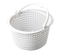 Lot de 2 paniers de skimmer de 16,5 cm I Panier de rechange pour skimmer standard I Préfiltre de piscine I Passoire de 16,5 cm de diamètre I Avec poignée pour un retrait facile I Résistant au chlore I