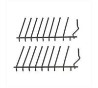 Lot de 2 paniers inférieurs compatibles Bosch Neff Gaggenau Constructa Balay 645102 00645102 2 x 9 embouts série de tiges rabattables