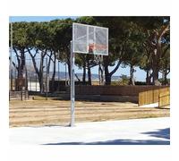 Lot de 2 paniers minibasket galvanisé antivandalisme Softee Equipment Blanc 1,65 m