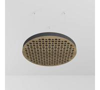 Lot de 2 panneaux acoustiques montés au plafond avec kit de montage | Panneaux insonorisants et diffusants | Réduction d'écho | Traitement acoustique | Couleur : (Chêne, CIRCLES)
