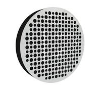 Lot de 2 panneaux acoustiques muraux | Panneaux insonorisants et décoratifs pour réduire l'écho | Traitement acoustique pour la maison et le studio | Couleur : [Plastique blanc brillant | CIRCLES]