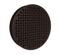 Lot de 2 panneaux acoustiques muraux | Panneaux insonorisants et décoratifs pour réduire l'écho | Traitement acoustique pour la maison et le studio | Couleur : [Wengé | CIRCLES]