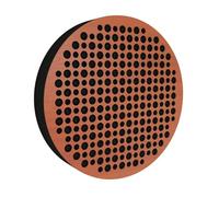 Lot de 2 panneaux acoustiques muraux | Panneaux insonorisants et décoratifs pour réduire l'écho | Traitement acoustique pour la maison et le studio | Couleur : [Cerise | CIRCLES]