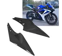 Lot de 2 Panneaux de Carénage Latéraux de Réservoir de Moto, Couvercle de Réservoir de Gaz Noir Compatible avec SUZUKI GSX-R 600 750 2006-2007(Fibre de carbone)