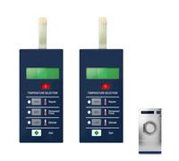 Lot de 2 panneaux de commande à pavé tactile 9801-077-001 pour sèche-linge Dexter Bleu 22,7 kg/36,3 kg 9801-077-001 Remplace 9801-077-001